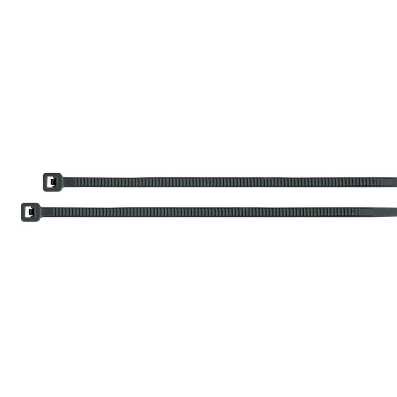 Cincho plástico, 18 lb, 15 cm, negro, bolsa con 100 pzas