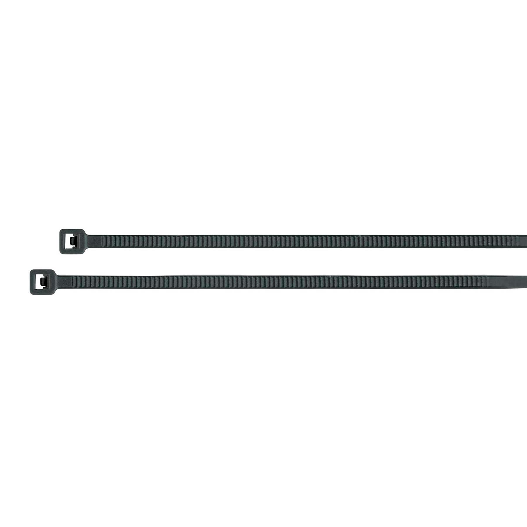 Cincho plástico, 18 lb, 20 cm, negro, bolsa con 100 pzas