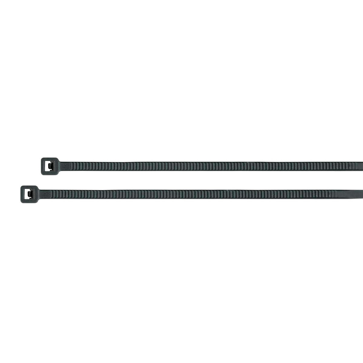 Cincho plástico, 18 lb, 20 cm, negro, bolsa con 100 pzas