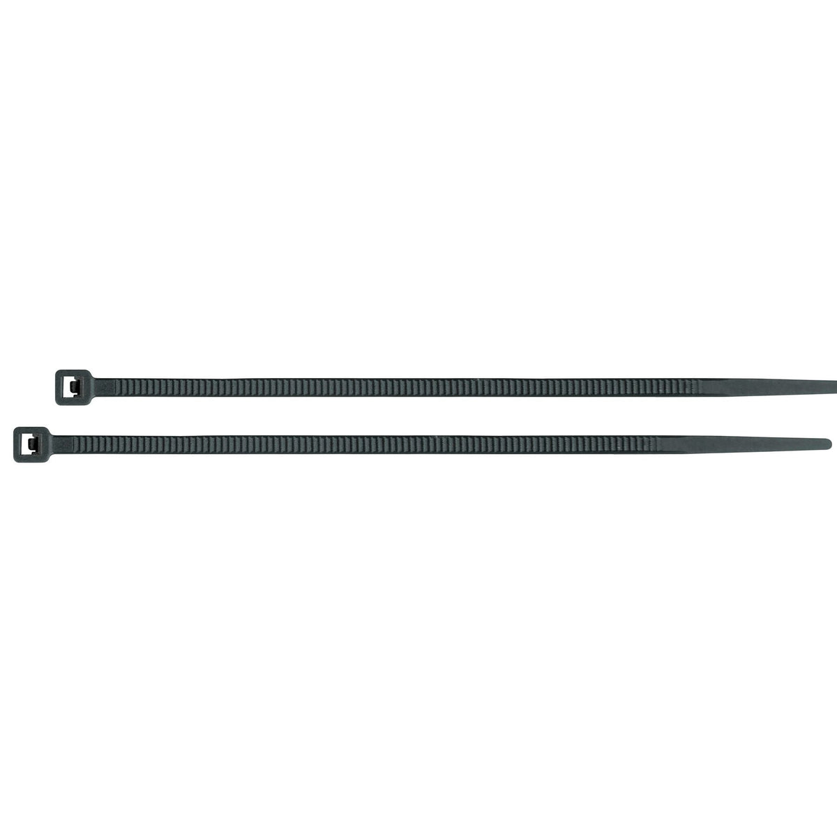 Cincho plástico, 50 lb, 30 cm, negro, bolsa con 1000 pzas
