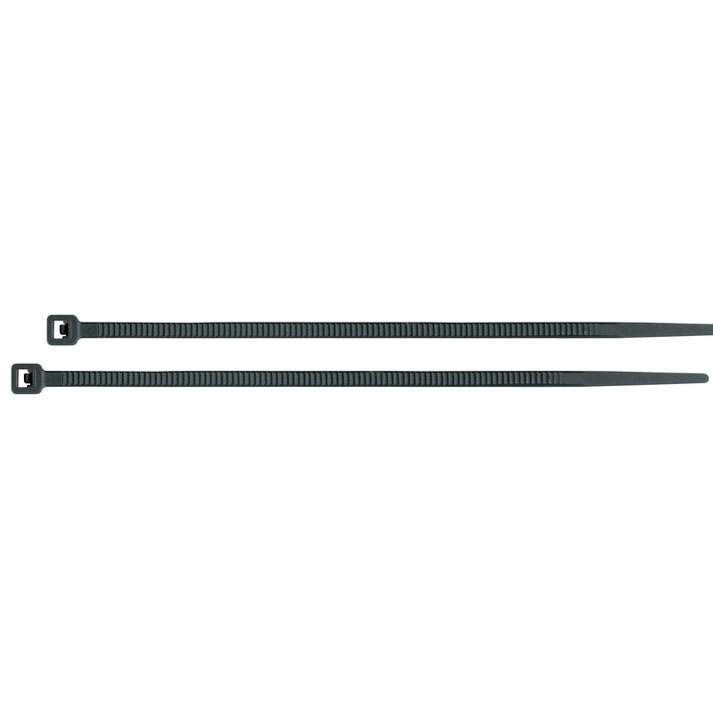 Cincho plástico, 50 lb, 30 cm, negro, bolsa con 1000 pzas