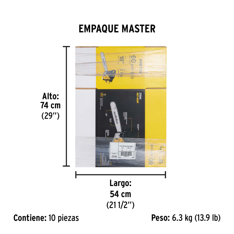 Caja de empaque de repuesto para MOT-6018P, Pretul