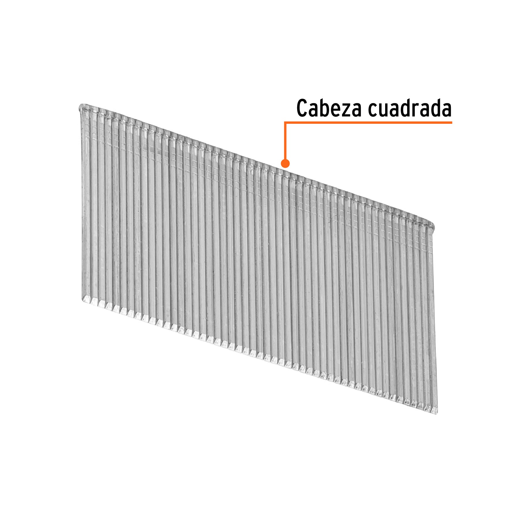 Clavos p/clavadora neumática CLNEU-2-1/2x, 38mm, 2500 pzas