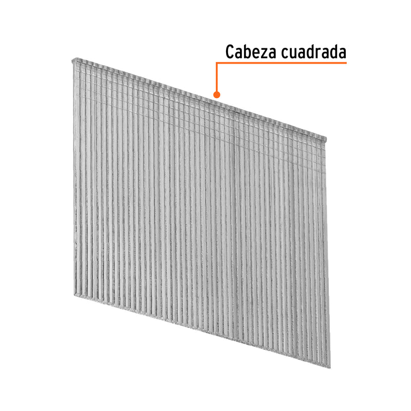 Clavos p/clavadora neumática CLNEU-2-1/2x, 64mm, 2500 pzas