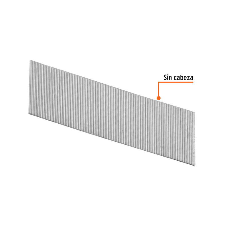 Clavos para clavadora neumática CLNE-23, 18mm, 10000 pzas