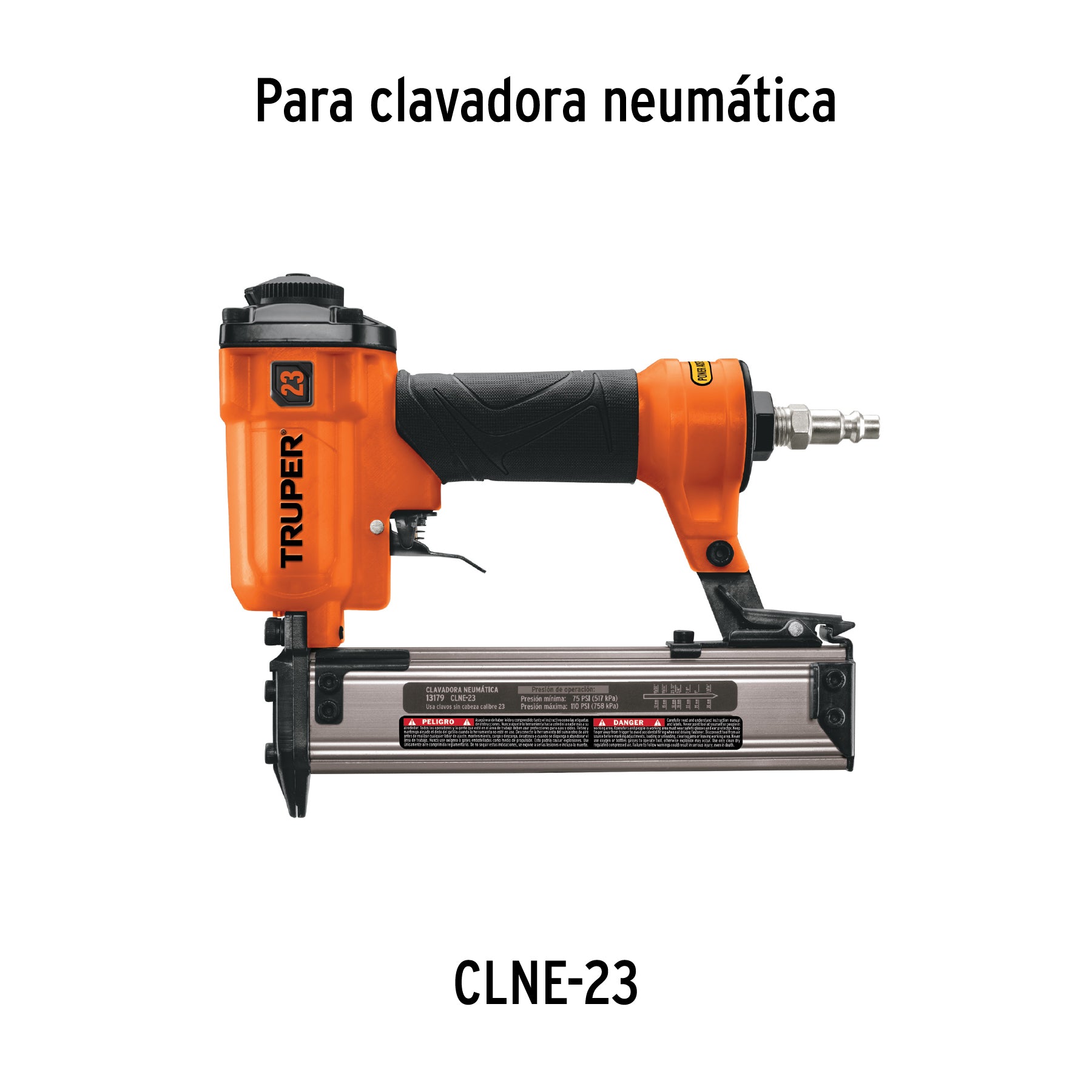 Clavos para clavadora neumática CLNE-23, 25mm, 10000 pzas