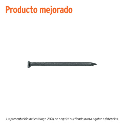 Clavo para concreto, a granel, 2-1/2", negro, caja de 25 kg