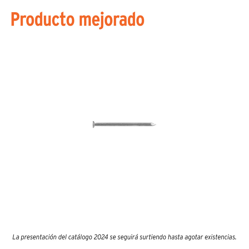 Clavo 1-1/2", con cabeza, bolsa de 1 kg