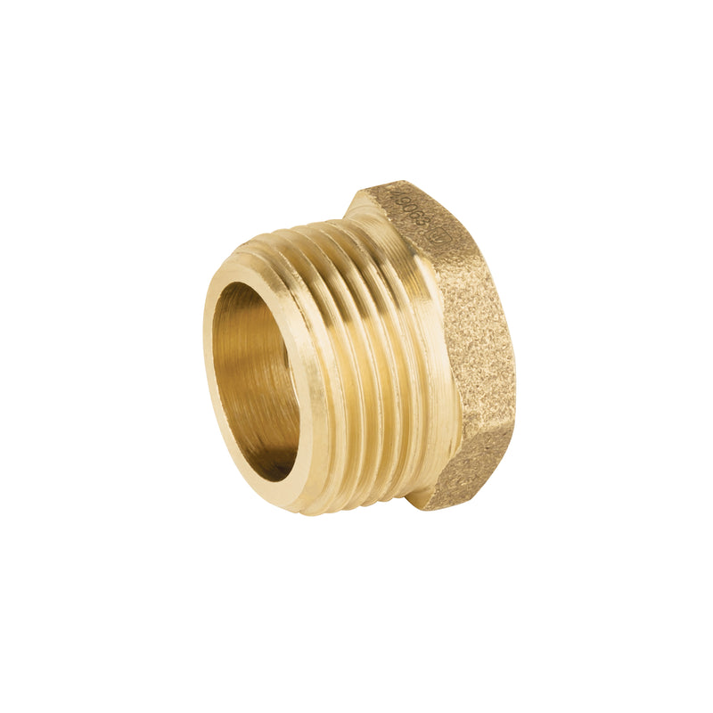Reducción bushing de latón, 1' x 1/2'