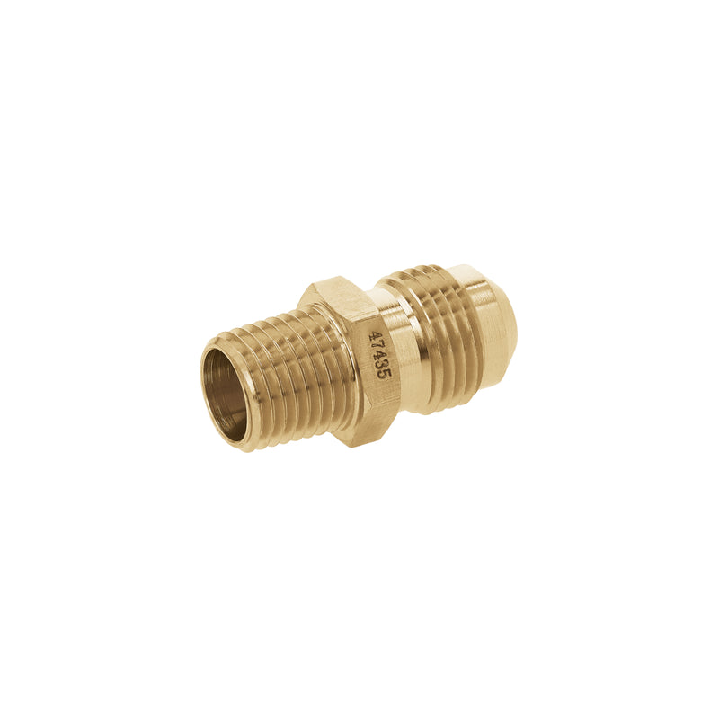 Niple terminal de latón,  3/8" X 1/4"