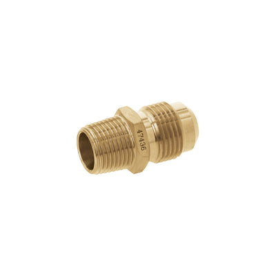 Niple terminal de latón,  1/2" X 3/8"