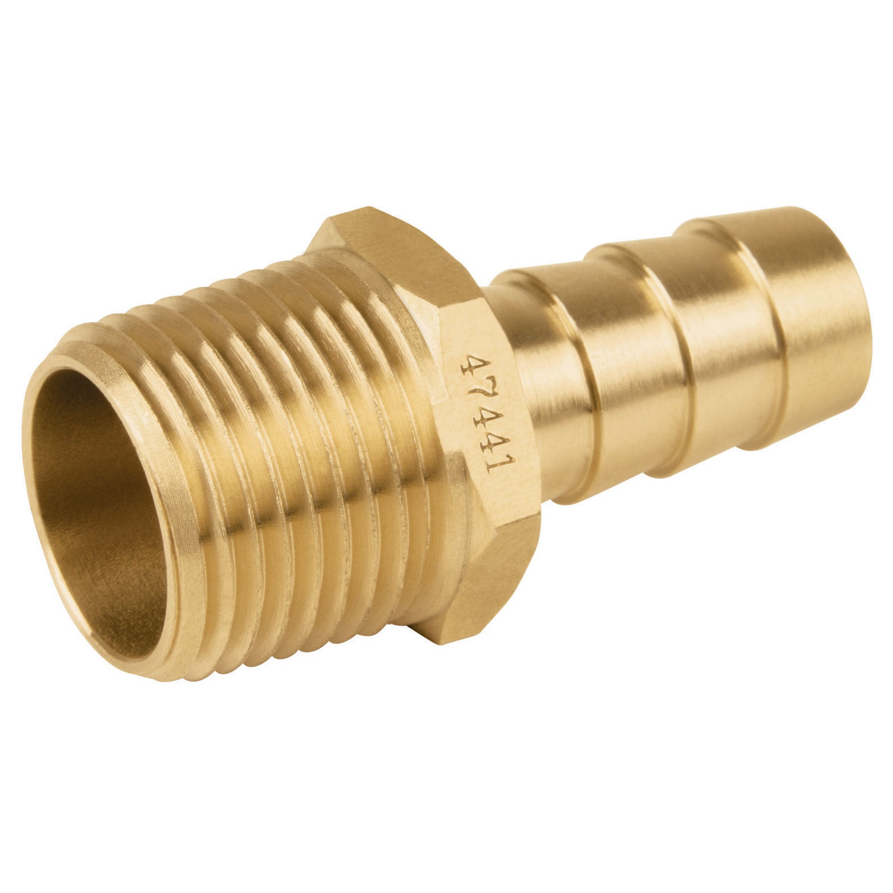 Niple terminal con espiga, 3/8" X 3/8"