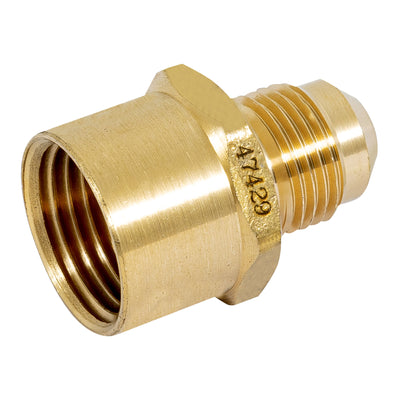 Niple campana de latón, 3/8" X 1/2"