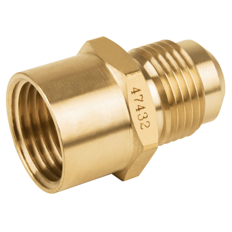 Niple campana de latón, 1/2" X 1/2"