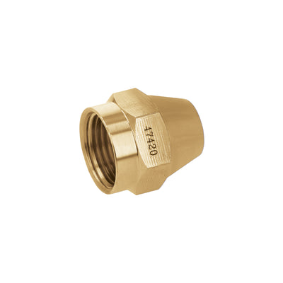 Tuerca cónica de latón, 1/2"