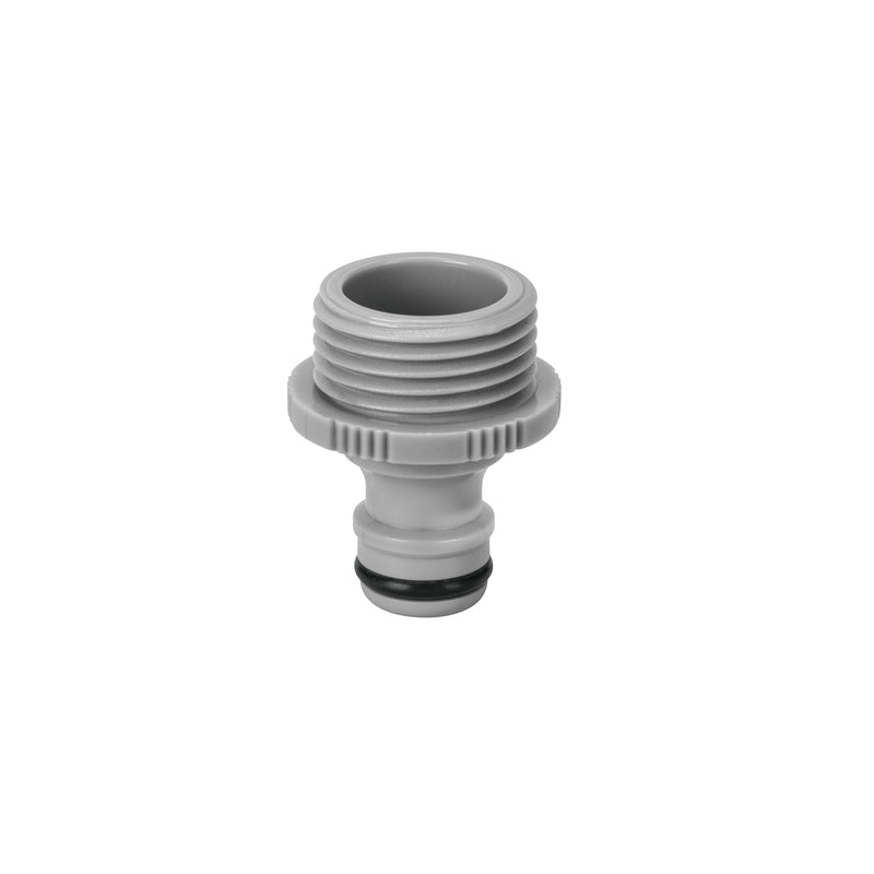 Conector rápido, macho, para accesorios de riego