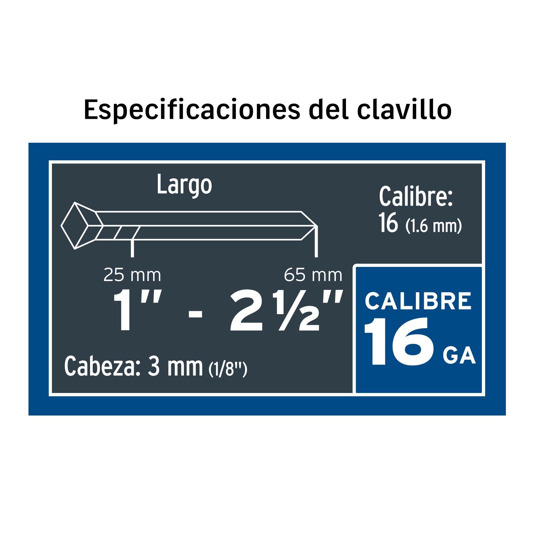 Clavadora neumática, profesional, calibre 16