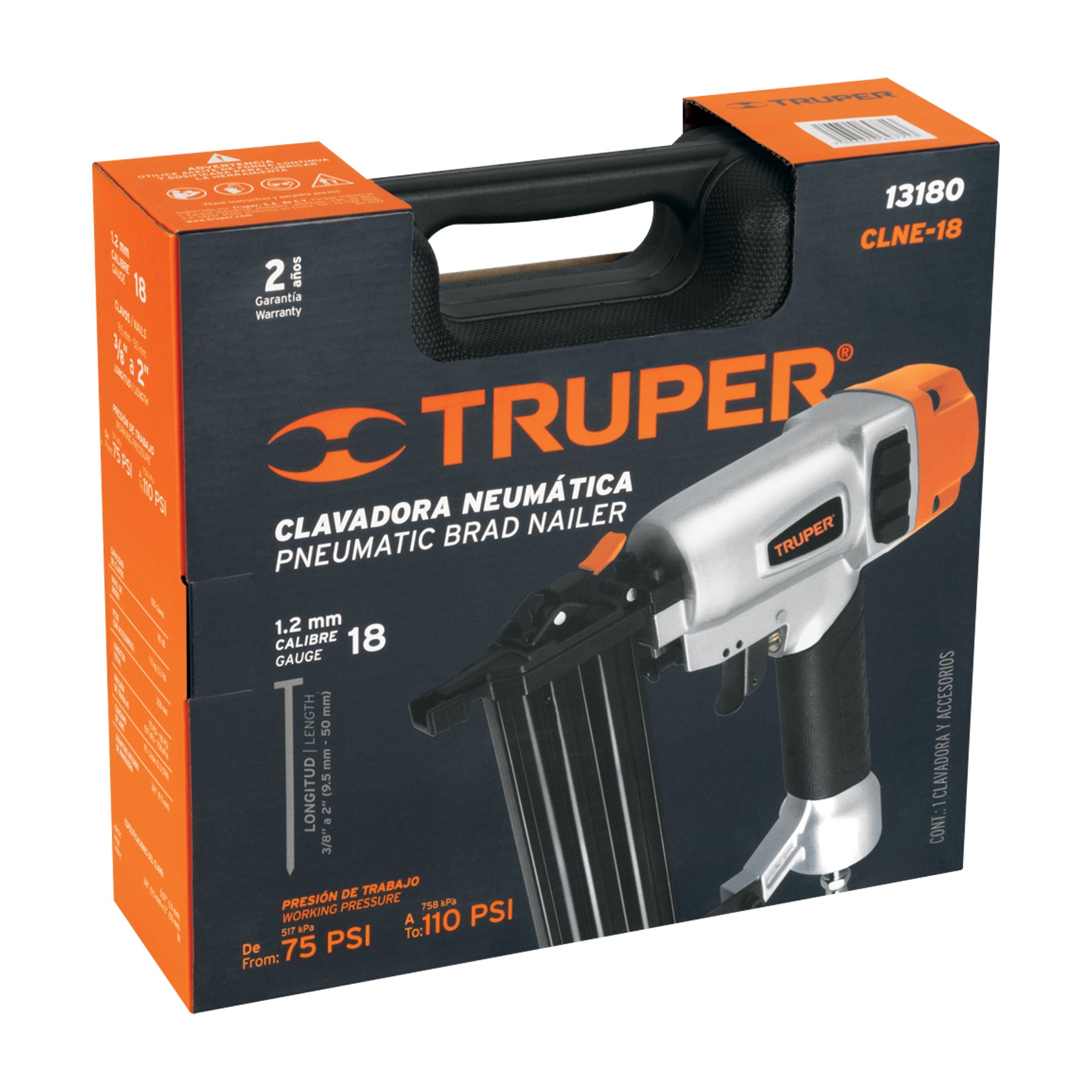 Clavadora neumática, profesional, calibre 18