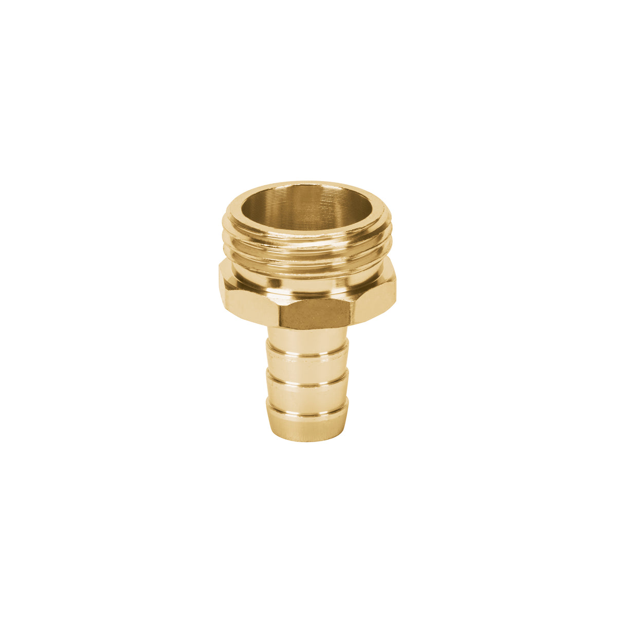 Conector sencillo de aluminio 1/2', macho