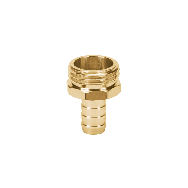 Conector sencillo de aluminio 1/2', macho