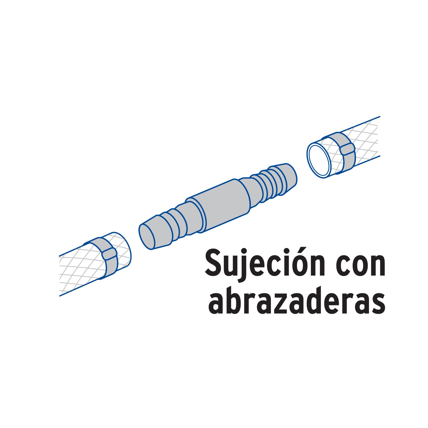 Cople Inserción de polipropileno, 3/4"