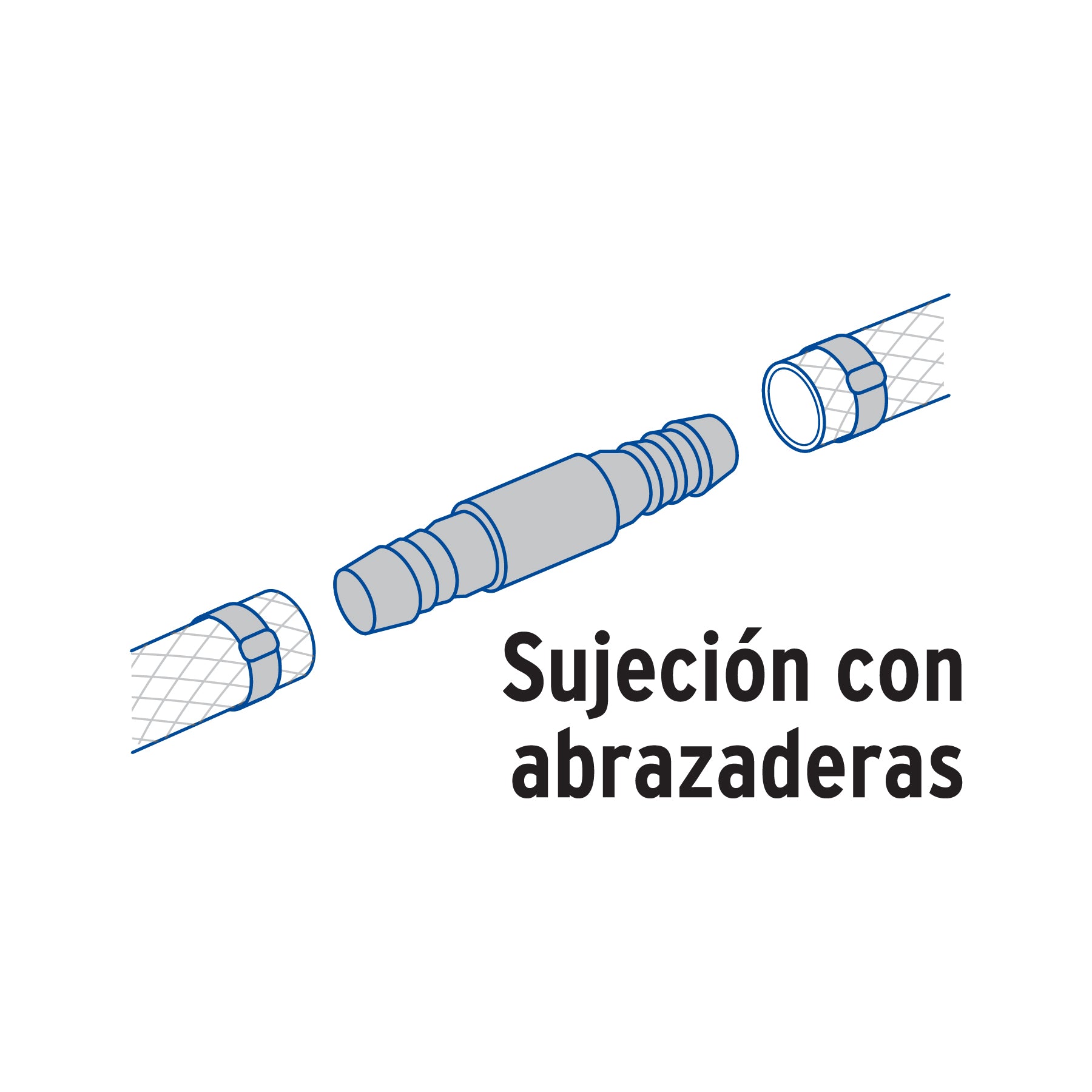 Cople Inserción de polipropileno, 1"