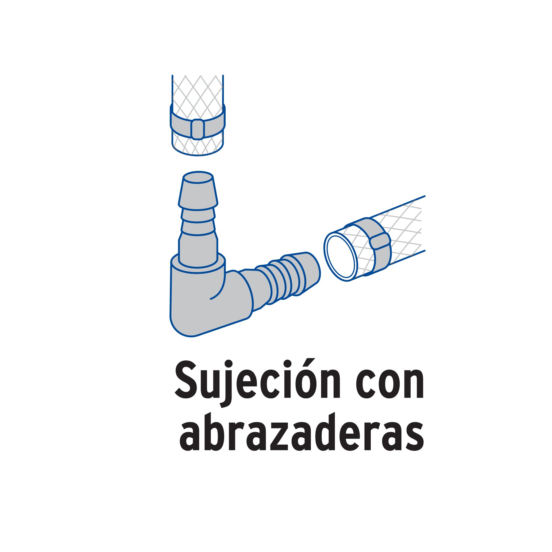 Codo 90° inserción de polipropileno, 1/2"