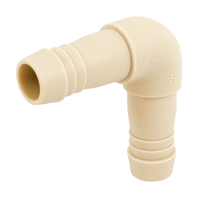 Codo 90° inserción de polipropileno, 1"