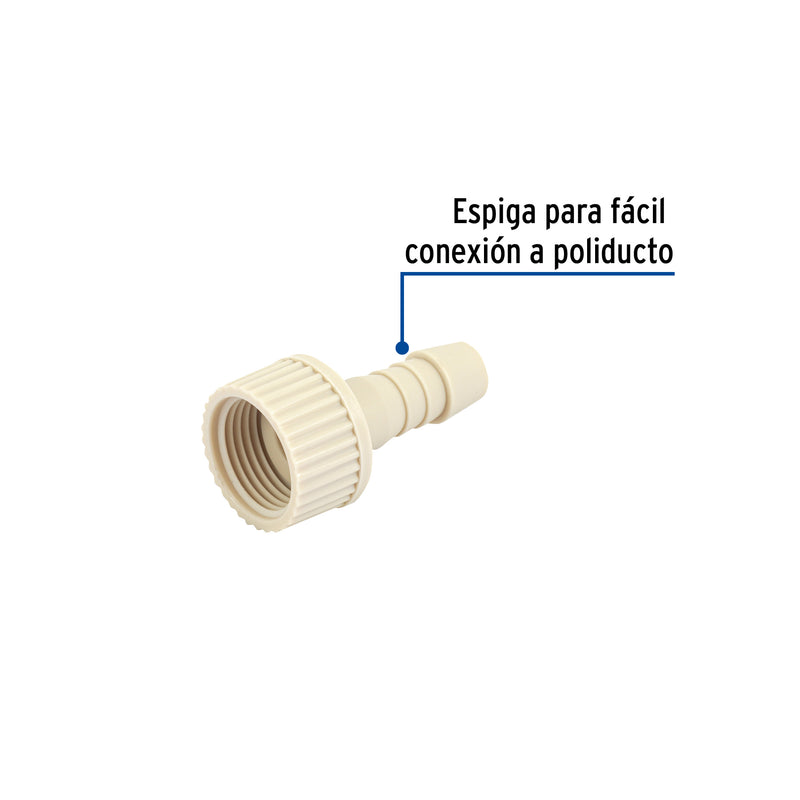 Conector movible, 3/4"x1/2"