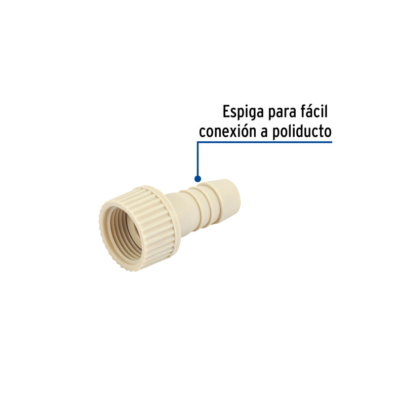 Conector movible, 3/4"x3/4"