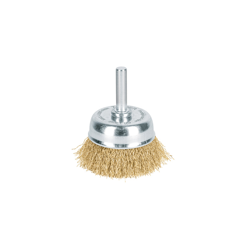 Carda de copa, alambre fino, 1-3/4" para taladro