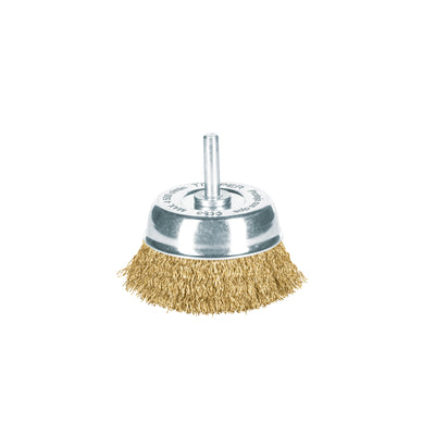 Carda de copa, alambre grueso, 2-3/4" para taladro
