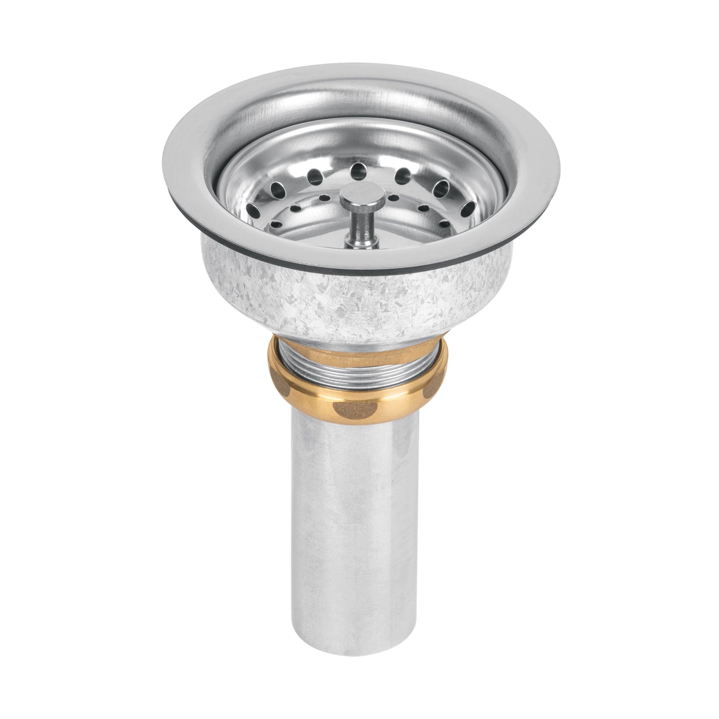 Contracanasta 3-1/2' inox, instalafácil, tubo inox, Foset