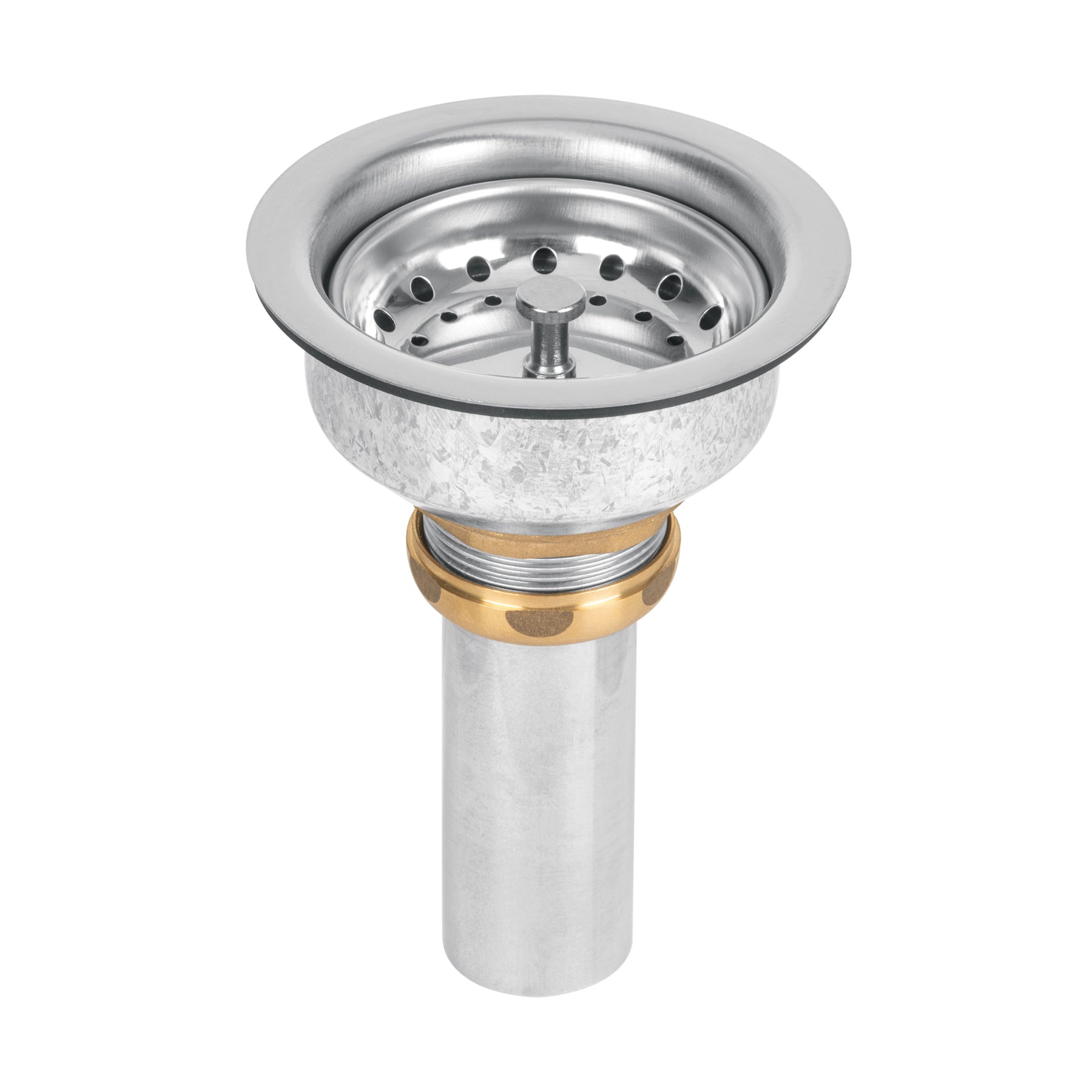 Contracanasta 3-1/2' inox, instalafácil, tubo inox, Foset