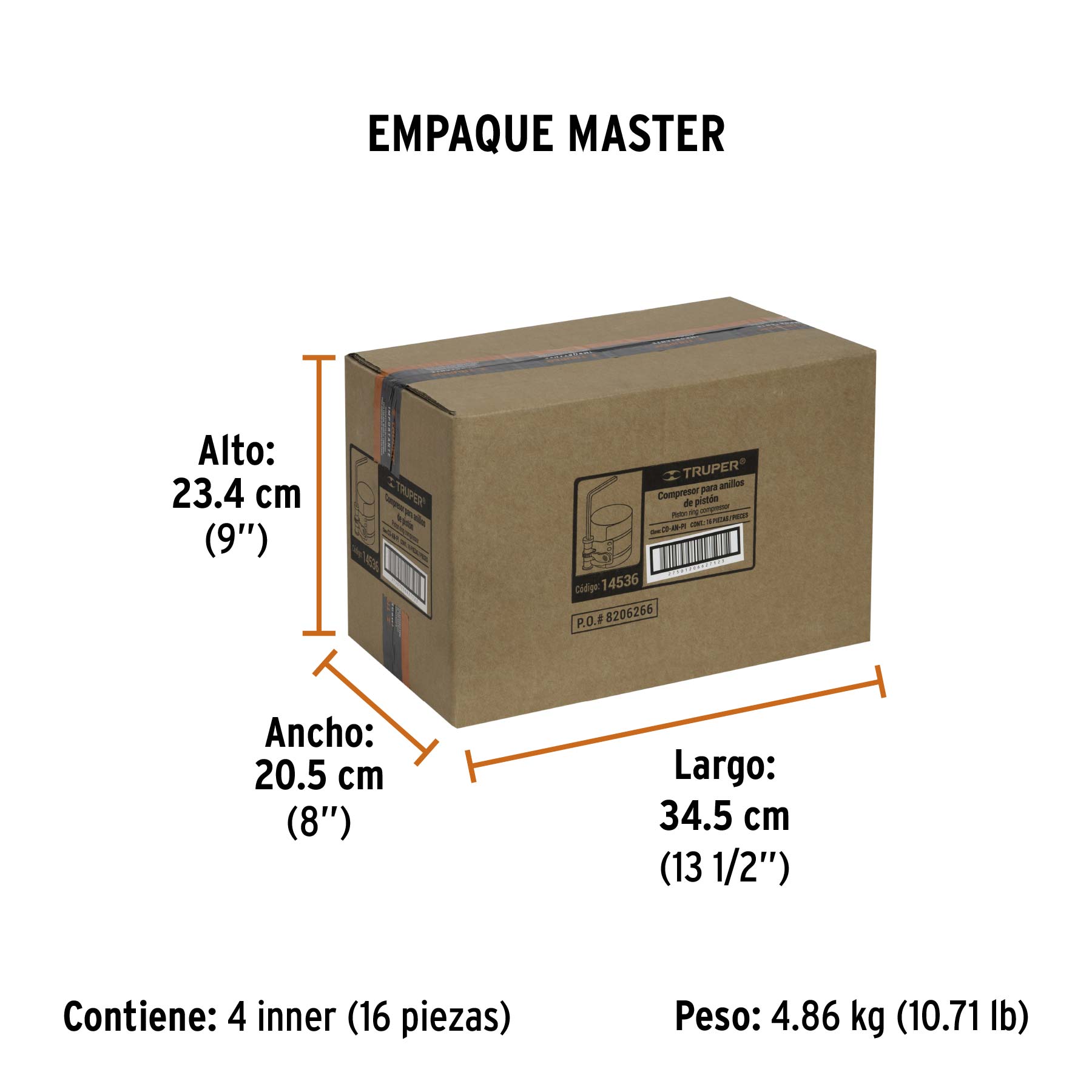 Compresor para anillos de pistón