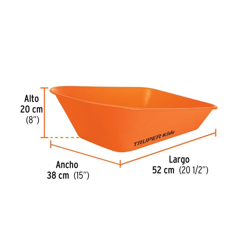 Concha para carretilla CAR-KID-T, Truper
