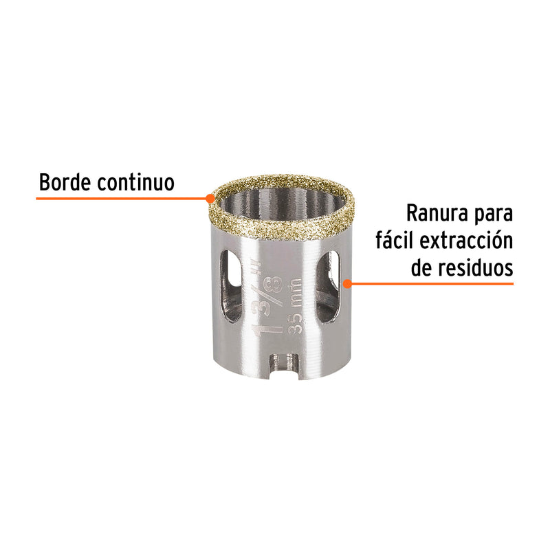 Brocasierra diamante 1-3/8"