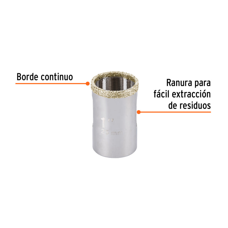 Brocasierra diamante 1"