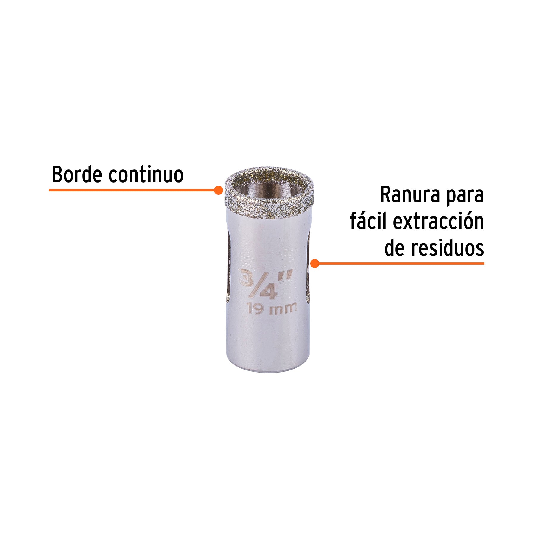 Brocasierra diamante 3/4"