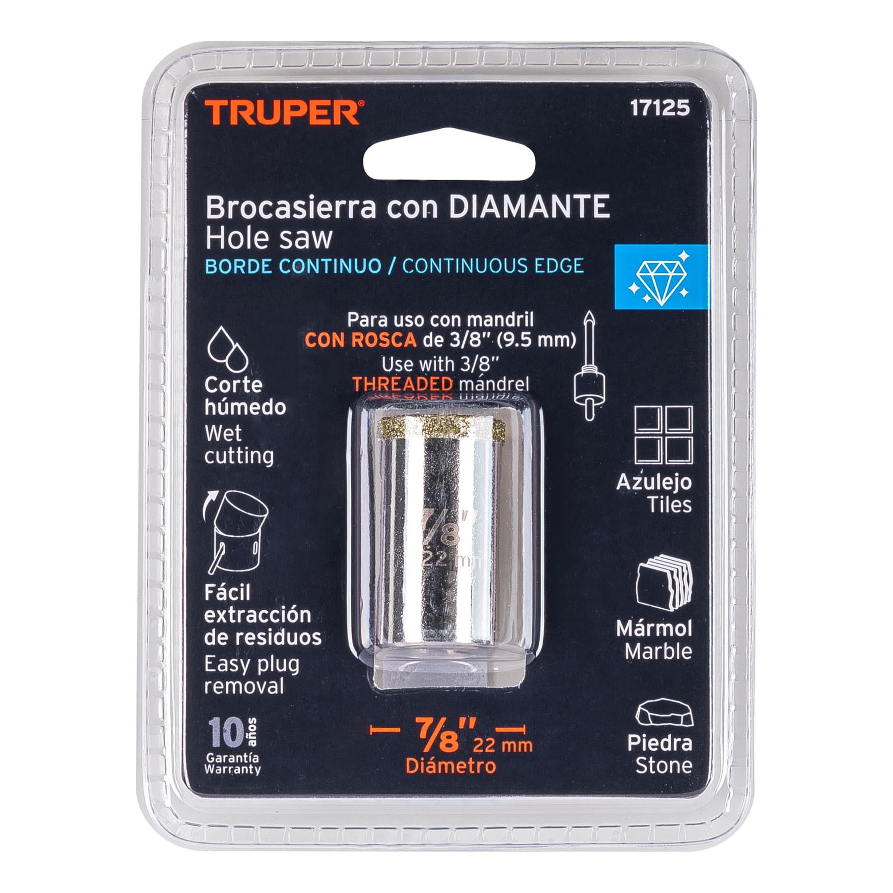 Brocasierra diamante 7/8"