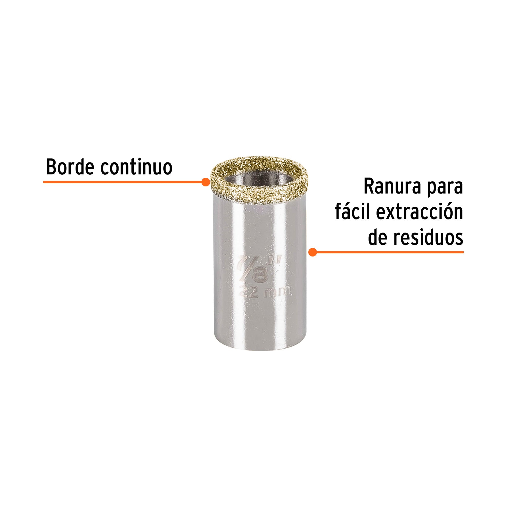 Brocasierra diamante 7/8"