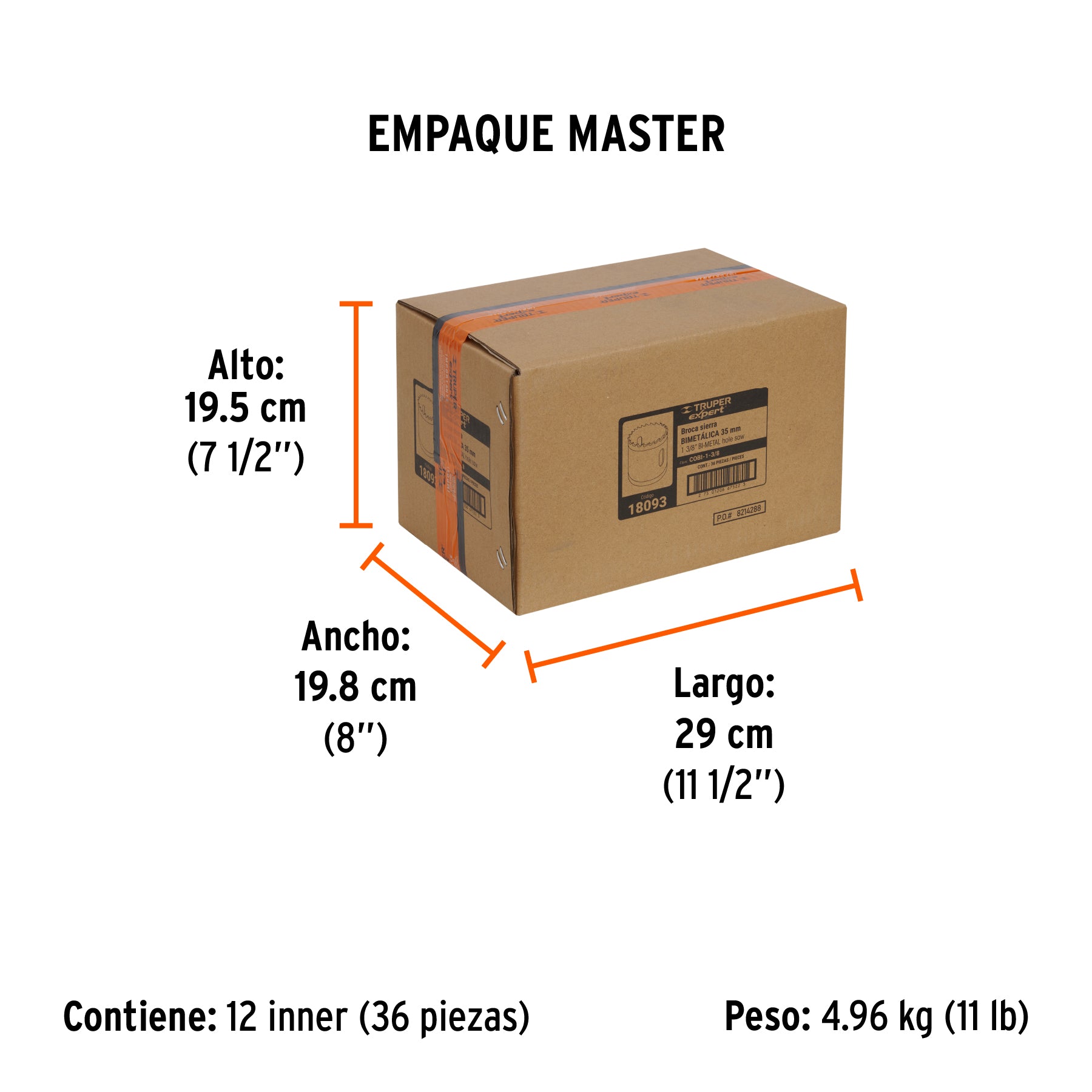 Brocasierra bimetálica 1-3/8"