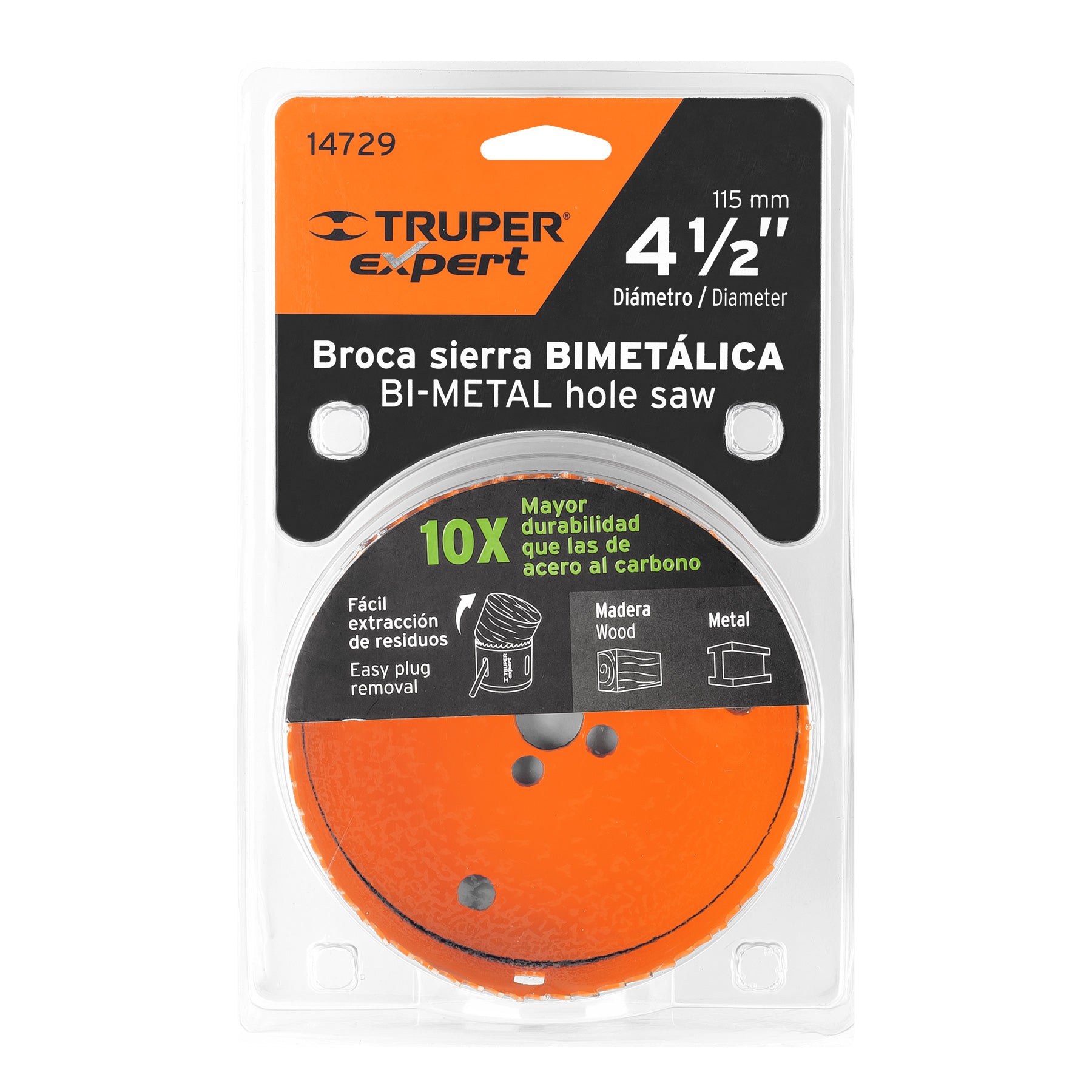 Brocasierra bimetálica 4-1/2"