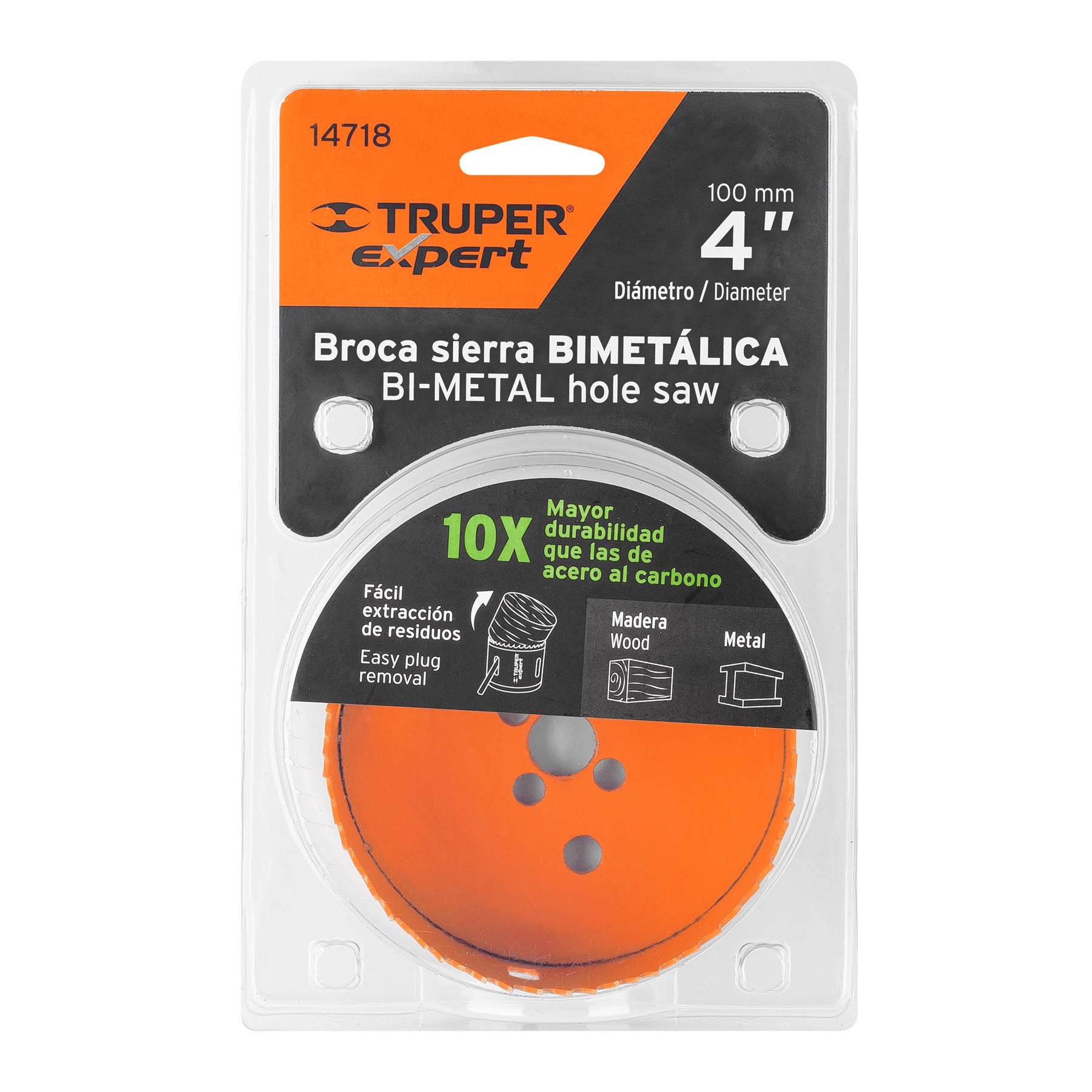 Brocasierra bimetálica 4"