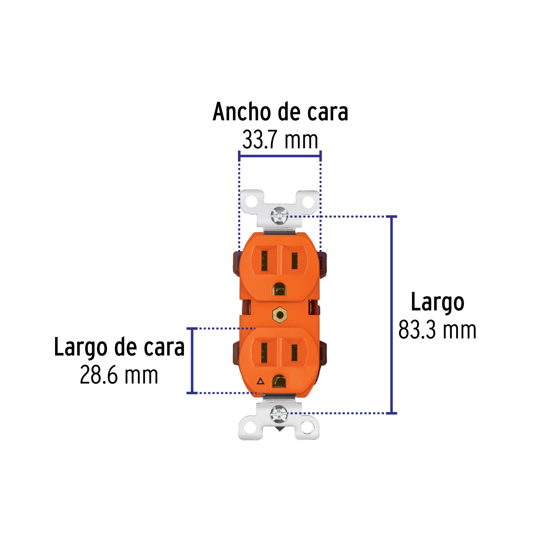Contacto tierra aislada, línea standard
