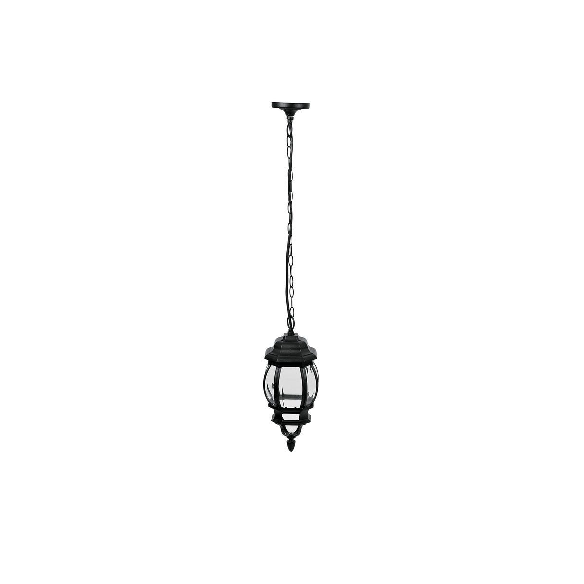 Colgante farol, negro, 1XE26