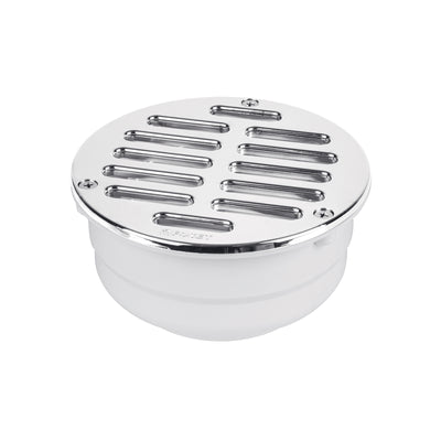 Coladera universal ABS 5", rejilla con 3 tornillos