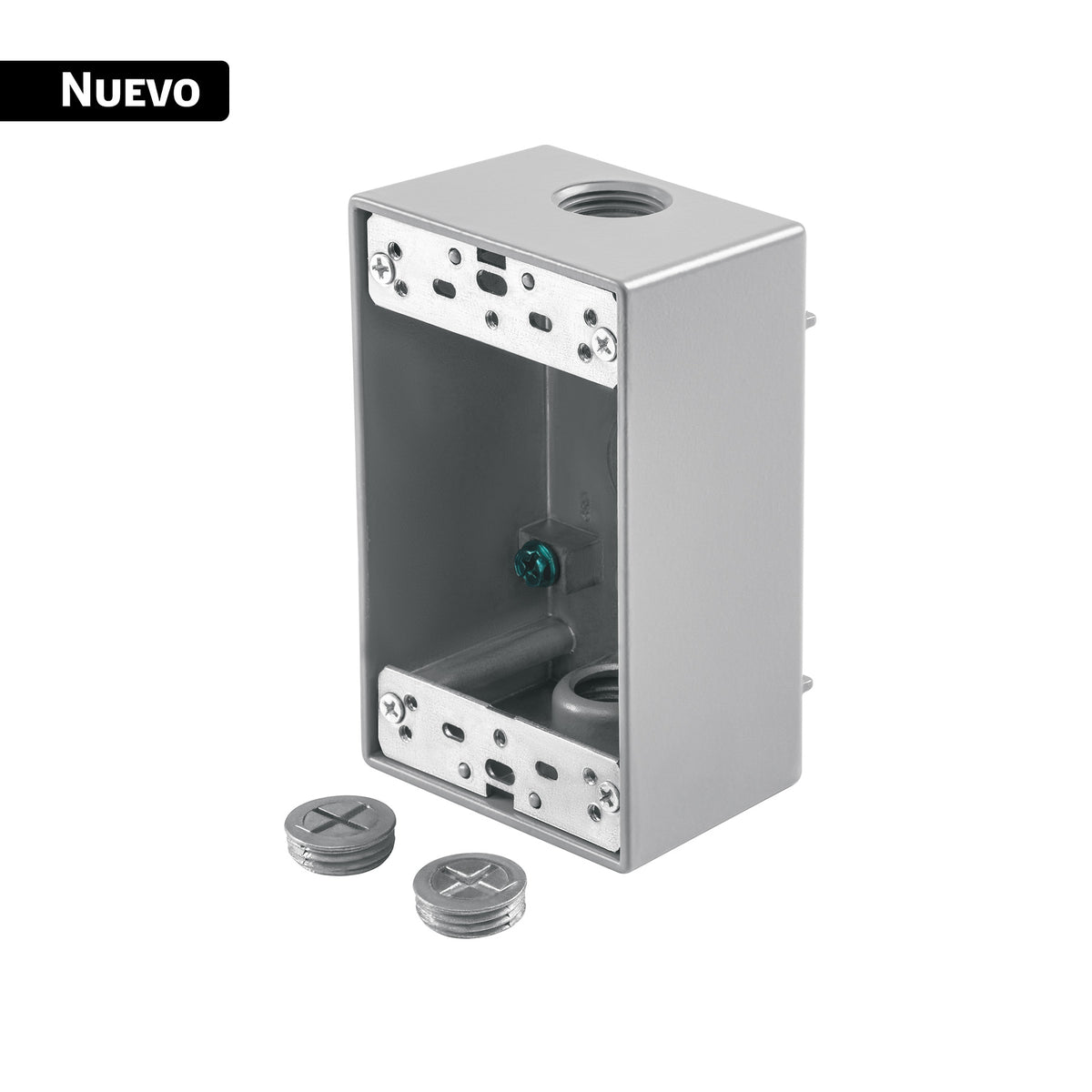 Condulet rectangular 1/2' tipo FS de 3 salidas, VOLTECK