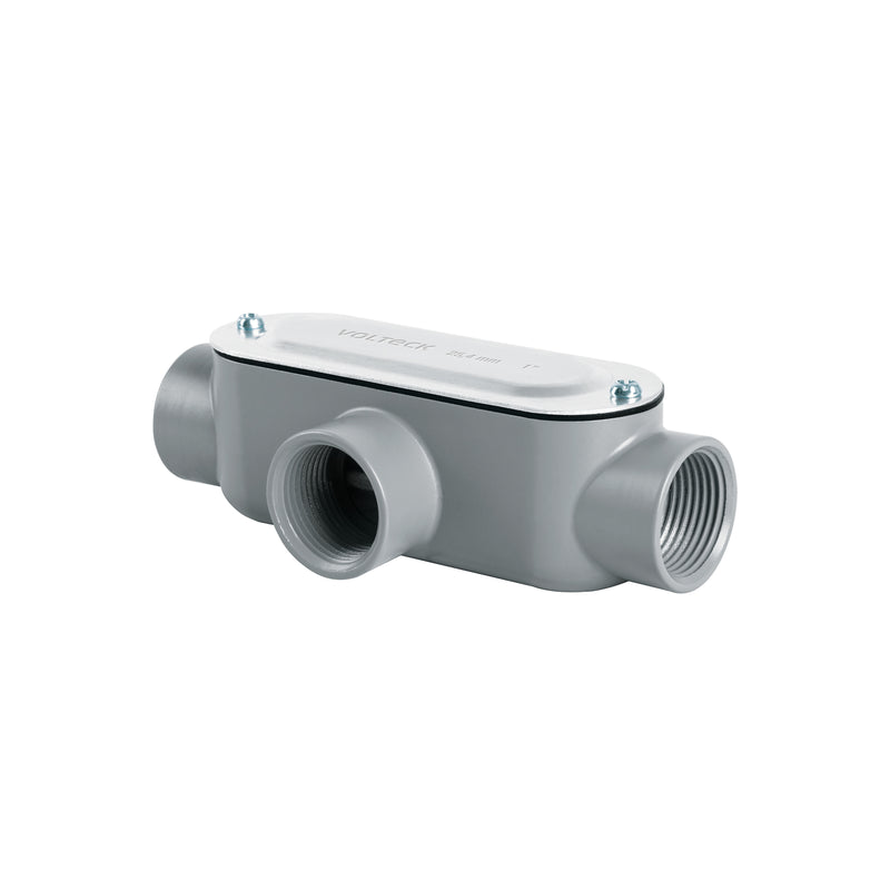 Condulet 1" conexión tipo T, Volteck