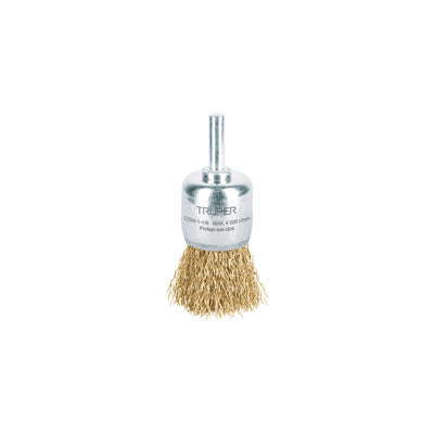 Carda de copa, alambre grueso, 1-1/8" para taladro